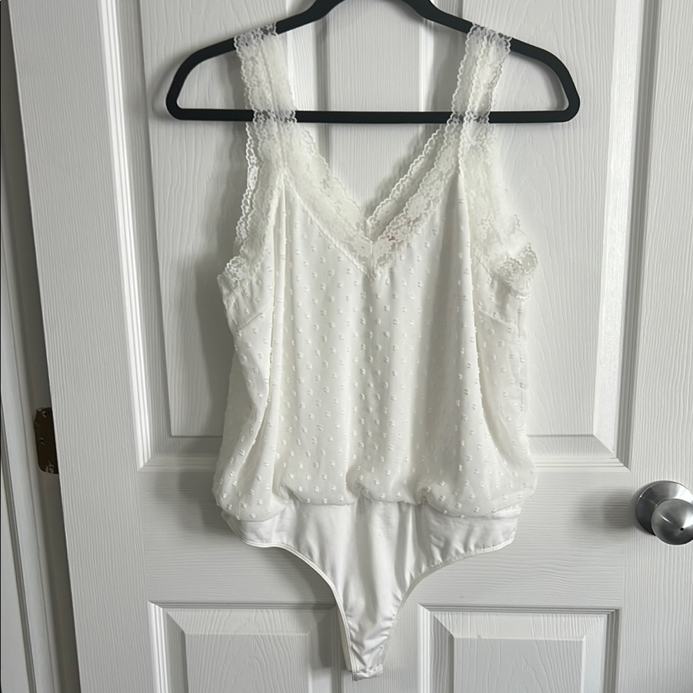 White Lace Bodysuit